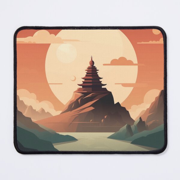 Item preview, Air temple at sunset designed and sold by schamsyy.
