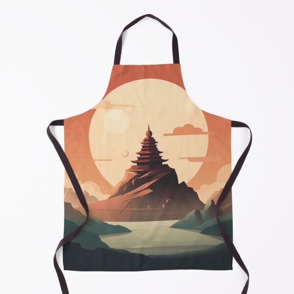 Item preview, Air temple at sunset designed and sold by schamsyy.