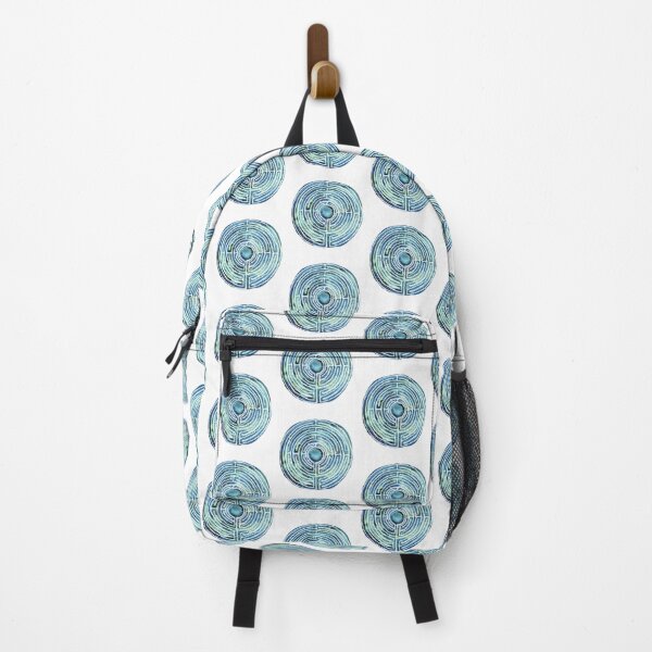 Item preview, Watercolor Labyrinth Blue designed and sold by heartsake.