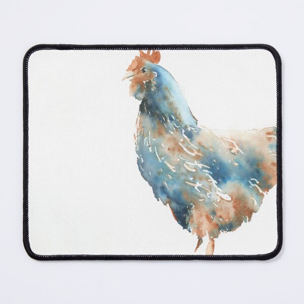 Item preview, Chicken colorful watercolor painting kids room artwork printable art  designed and sold by rfoxphoto.