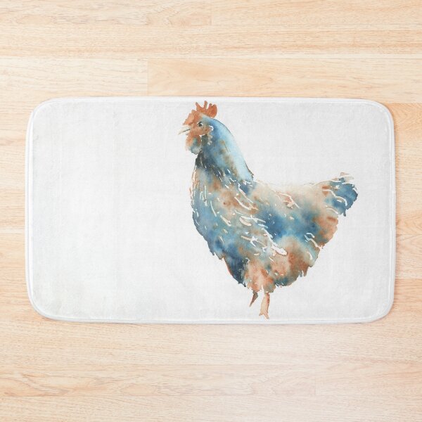 Item preview, Chicken colorful watercolor painting kids room artwork printable art  designed and sold by rfoxphoto.