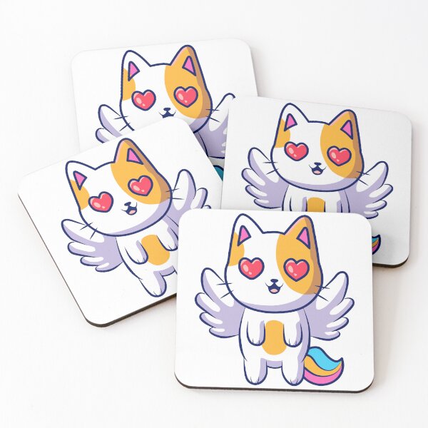 Item preview, Angel Cat Flying designed and sold by CityAnime.