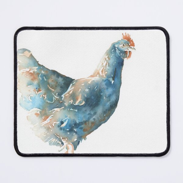 Item preview, Colorful rooster watercolor painting kids room decor animal trendy wall art handmade home decor painting designed and sold by rfoxphoto.