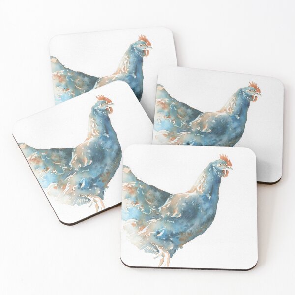 Item preview, Colorful rooster watercolor painting kids room decor animal trendy wall art handmade home decor painting designed and sold by rfoxphoto.