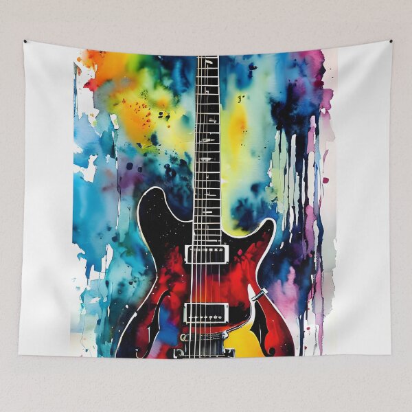 Item preview, Guitar designed and sold by DmBWatercolours.