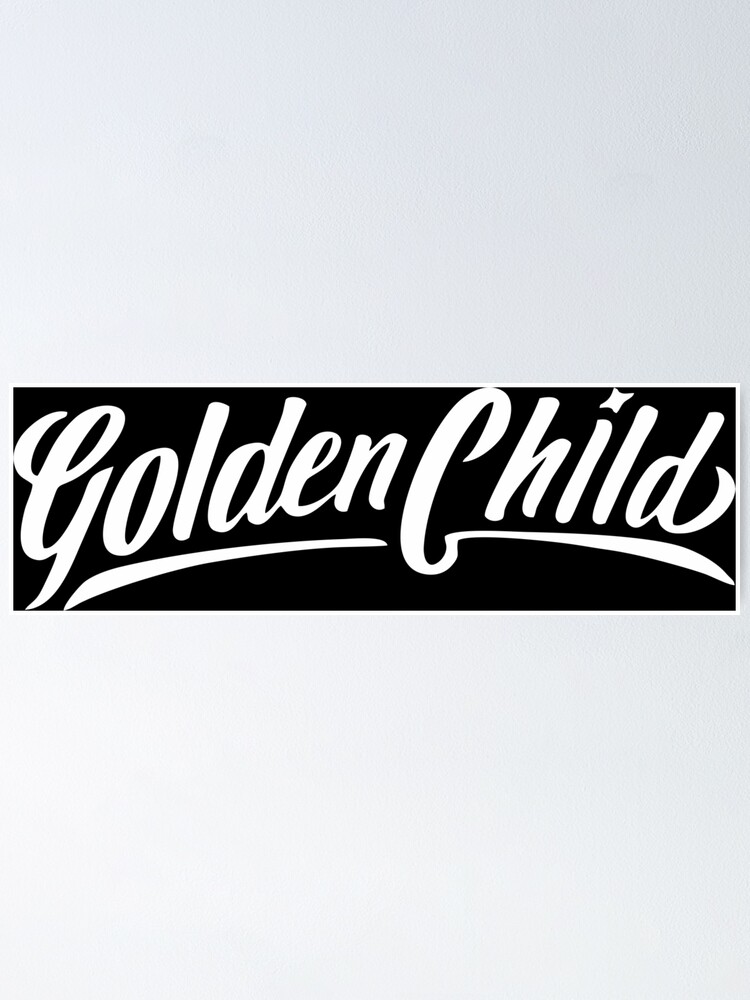 Golden Child White Logo Poster By Dexta Redbubble