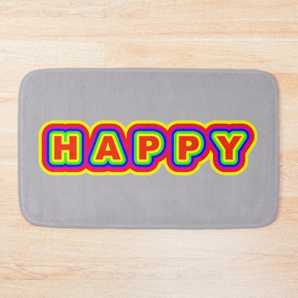 Item preview, Happy - one word text designed and sold by LiliyaHarpe.