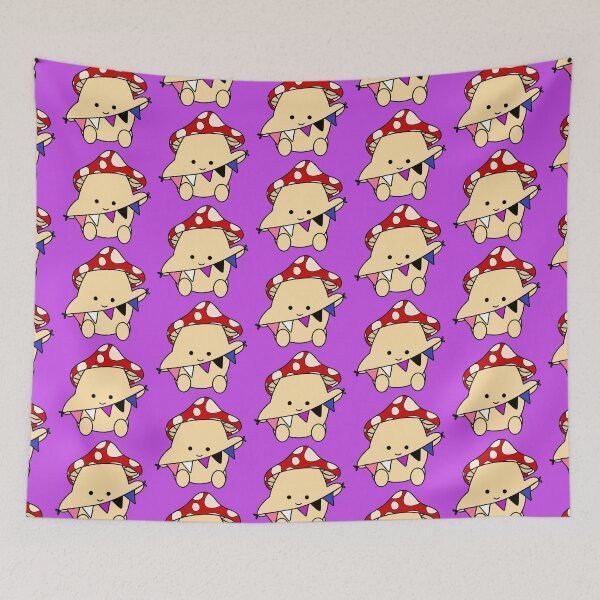 Item preview, Genderfluid flag mushroom designed and sold by bookwoof.