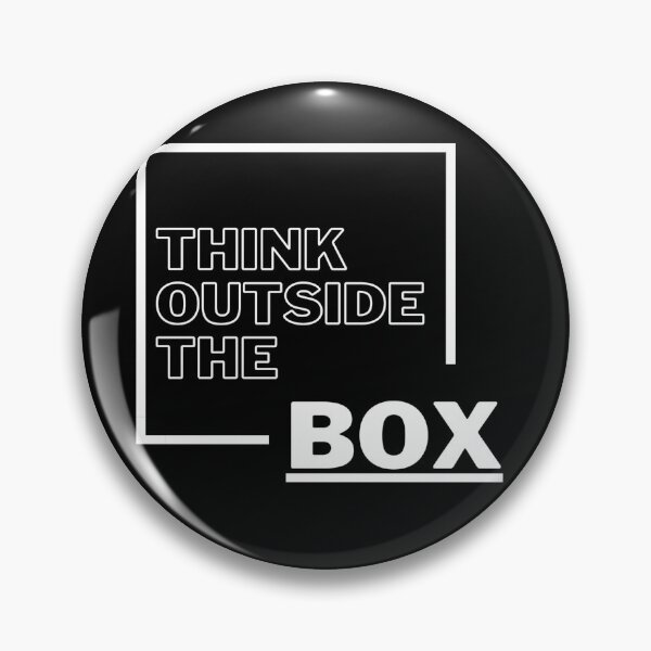 Item preview, Think outside the box designed and sold by brick-red-print.