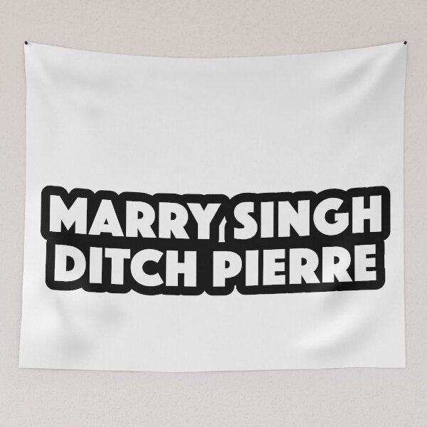 Item preview, Fuck Trudeau, Marry Singh, Ditch Pierre (Fuck Marry Kill Add-On) designed and sold by badmemes.