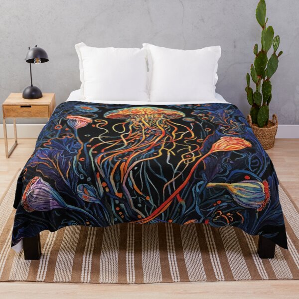 Item preview, JELLYFISH - Oceanic Patterns: A Morris-Inspired Jellyfish designed and sold by acrylic-domi.