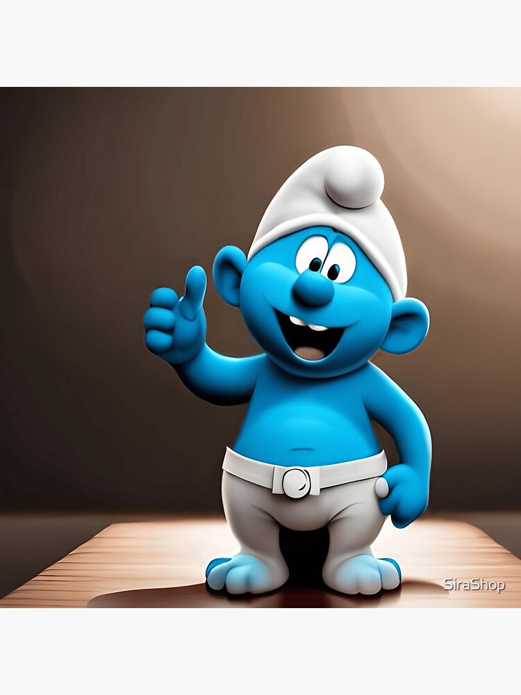 Unique design of the Smurfs character, suitable for children and adults |  Throw Pillow