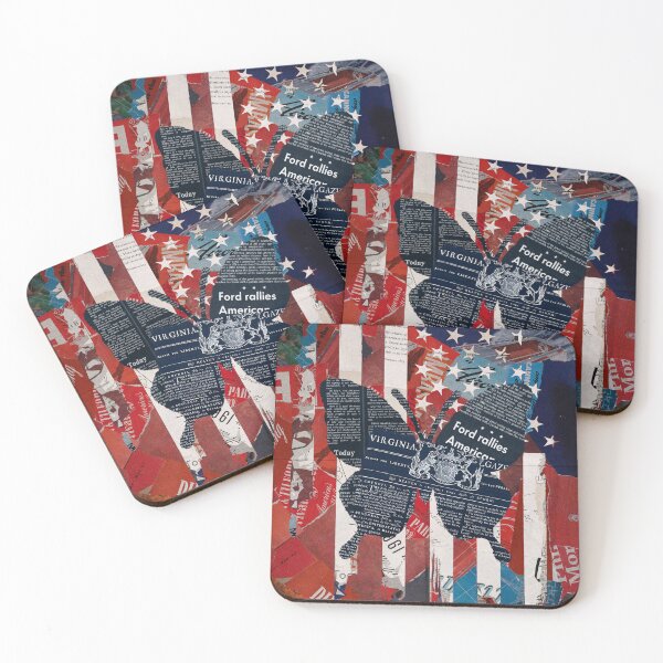 Item preview, Collage art 4th july independence day #53 designed and sold by artomazo.