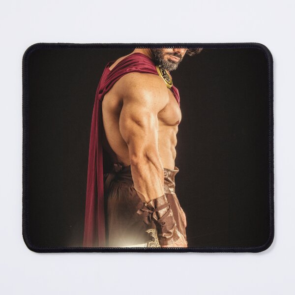 Item preview, Muscular man posing in roman gladiator costume designed and sold by Mercurius-M.