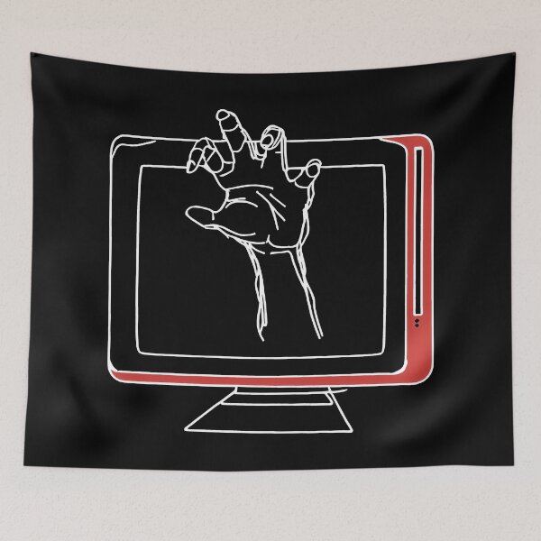 Item preview, Zombie attack | Straight outta Internet | Retro Red Computer designed and sold by Jumitu-Art.
