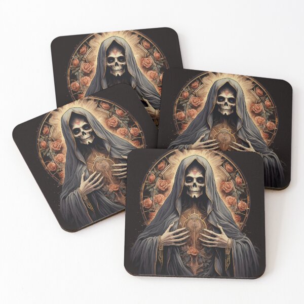 Item preview, Sacred Darkness The Imposing Presence of Santa Muerte designed and sold by DarkScienses.