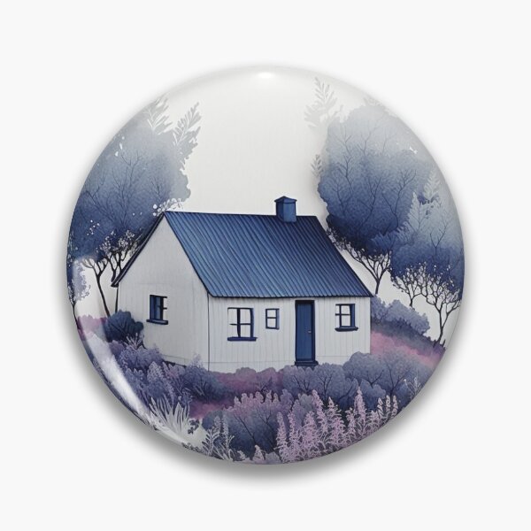 Item preview, Enchanted Dreamhouse Cozy Magical Watercolor Dreamscape designed and sold by FabUniverse.