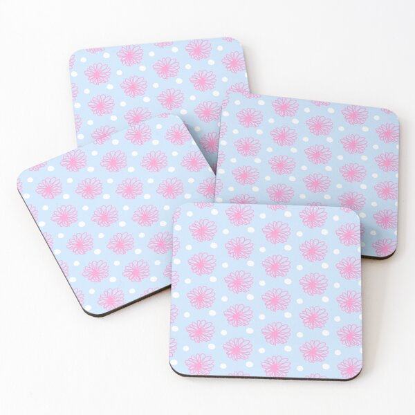 Item preview, subtle trans pride flowers designed and sold by dishbug.