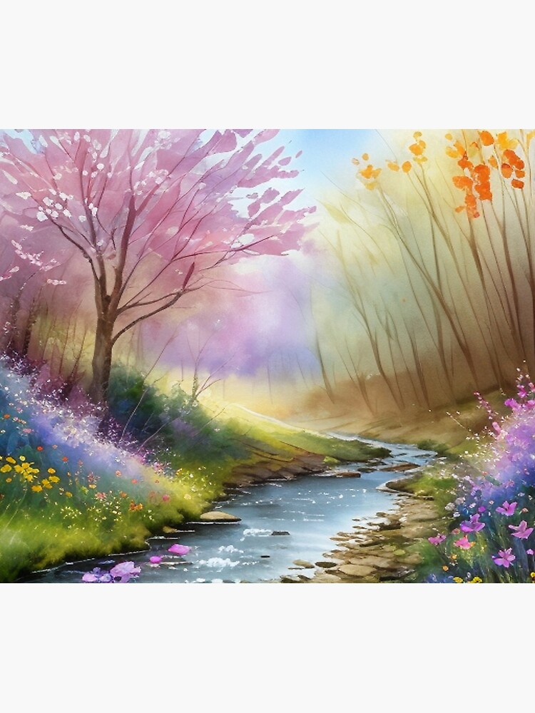 Capturing Nature's Dance - enchanting watercolor wildflowers