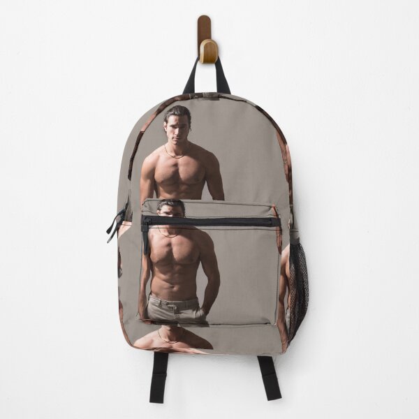 Item preview, Three quarters shot of handsome shirtless athletic young man designed and sold by Mercurius-M.