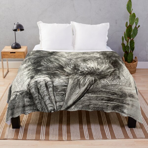 Item preview, Beautiful black and white raven. designed and sold by Elena Reutova.