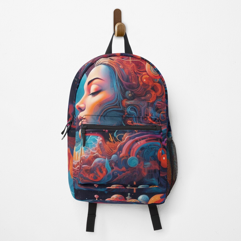 Vista previa del artículo con la obra «Mochila», diseñado y vendido por TileTango.