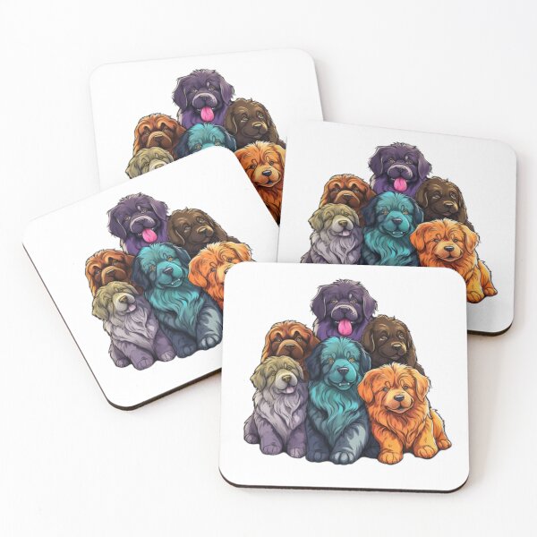 Item preview, Six Cute, Happy and Endearing Tibetan Mastiff Puppies designed and sold by CatDogBin.
