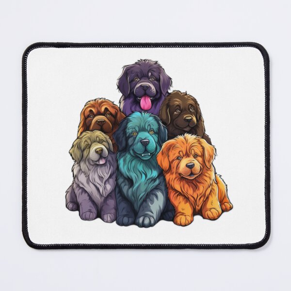 Item preview, Six Cute, Happy and Endearing Tibetan Mastiff Puppies designed and sold by CatDogBin.