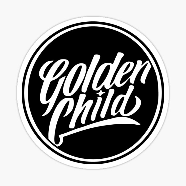 Golden Child Black Sticker By Dexta Redbubble