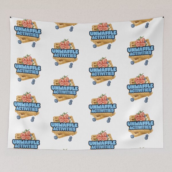 Item preview, Unwaffle Activities - Waffle Food Art designed and sold by ZigerBlitz.