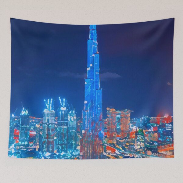Aperçu de l'œuvre Gratte-ciel de Dubaï créée et vendue par MYSLc.
