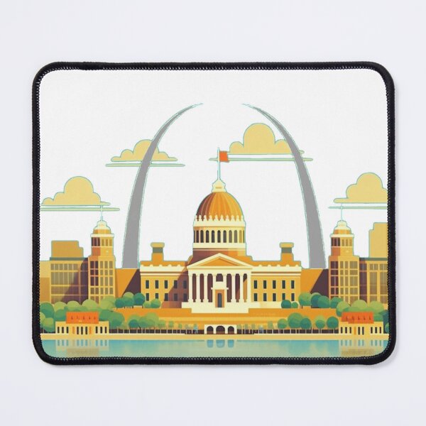 St Louis Travel Mouse Pads & Desk Mats for Sale