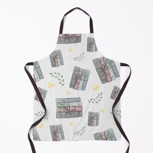 Item preview, Watercolor Bookish Light Book Illustration Pattern with Plants designed and sold by Simply Magic Supply.