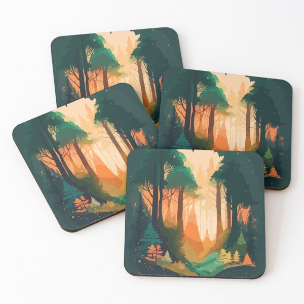 Item preview, Sunrise in the forest designed and sold by elearah1.