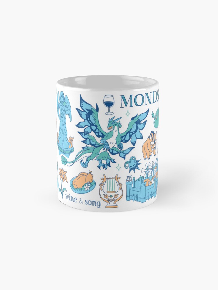 Thumbnail 4 of 6, Coffee Mug, Mondstadt - Been There Series - Teyvat designed and sold by oriana132.