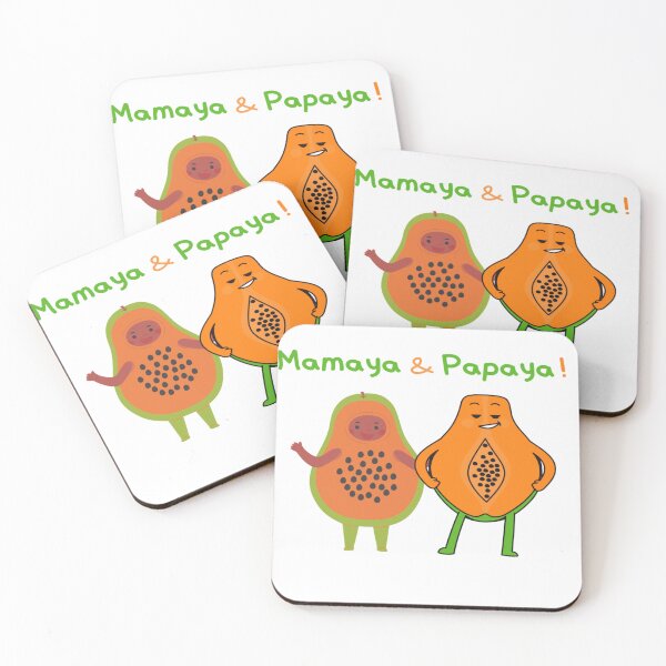 Item preview, Mamaya and papaya funny fruit design, for papaya lovers designed and sold by Lovegesture.