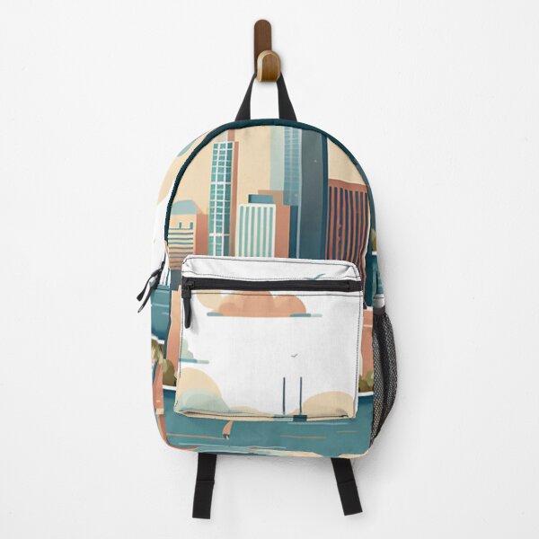 Item preview, Chicago Skyline, Wes Anderson Style designed and sold by Skyline-Design5.