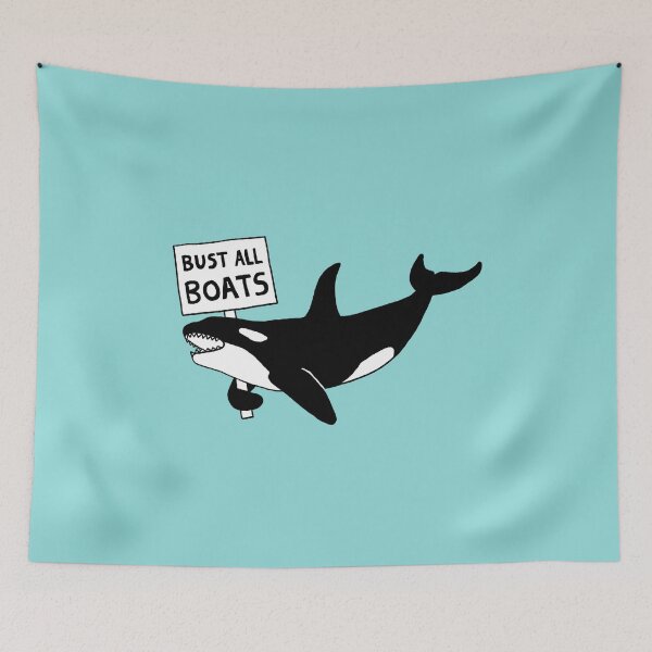 Item preview, Orca Uprising - Bust All Boats designed and sold by Martina Scott.