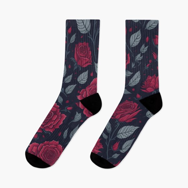 Item preview, Red Retro Vintage Roses designed and sold by Victoria Riabov.