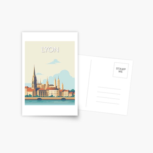 Item preview, Lyon Vintage Poster designed and sold by taniasofia.
