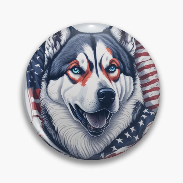 Item preview, Star-Spangled Husky designed and sold by Moxytrend.