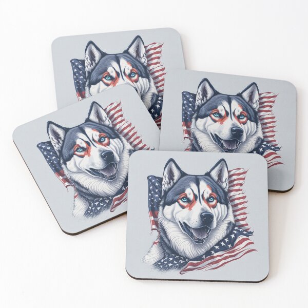 Item preview, Star-Spangled Husky designed and sold by Moxytrend.