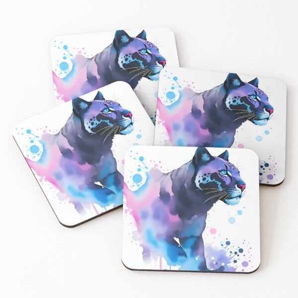 Item preview, Panther watercolor art designed and sold by bouinga.