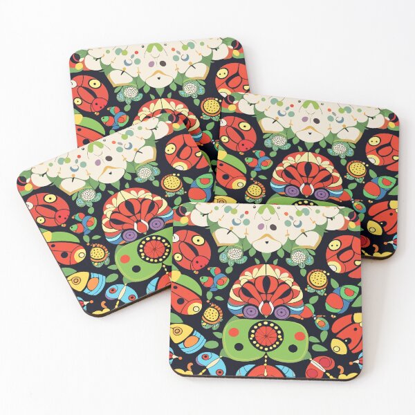 Item preview, Ladybugs abstract designed and sold by IDEA-POINT.