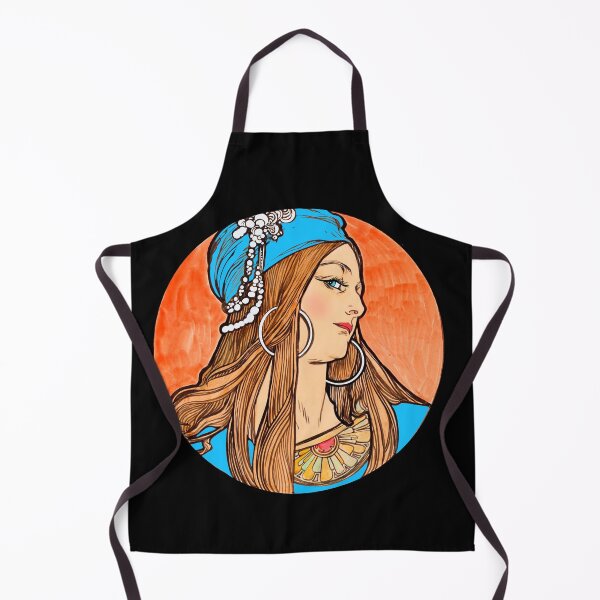 Item preview, Vintage Stained Glass Lady Remix designed and sold by SpiritedArtwork.