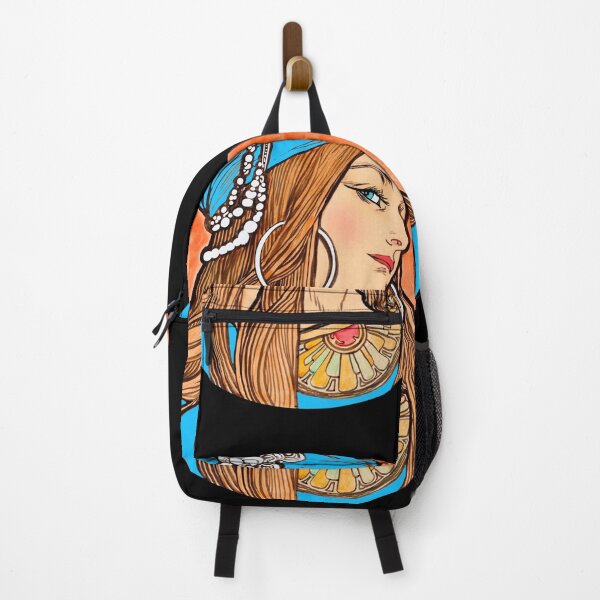Item preview, Vintage Stained Glass Lady Remix designed and sold by SpiritedArtwork.