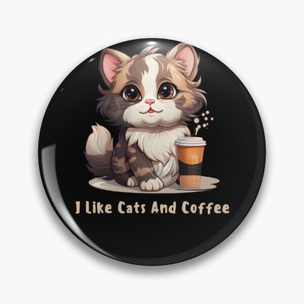 Item preview, I Like Cats And Coffee designed and sold by FuelForTheSoul.