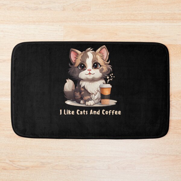 Item preview, I Like Cats And Coffee designed and sold by FuelForTheSoul.