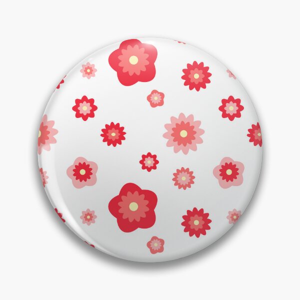 Item preview, Retro Red Pink Flower Color Burst Starburst Pattern designed and sold by Simply Magic Supply.