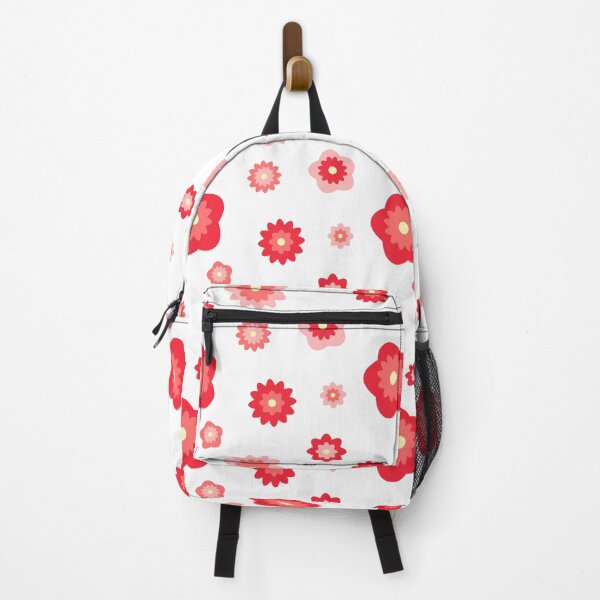 Item preview, Retro Red Pink Flower Color Burst Starburst Pattern designed and sold by Simply Magic Supply.